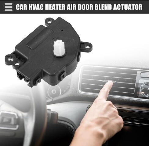 استبدال مشغل مزيج باب الهواء لسخان السيارة من Motoforti، لسيارة Ford Expedition 2007 2008 2009 2010 2011 2012 2013 2014، معدن بلاستيكي، رقم 7L1Z19E616A، أسود in Saudi Arabia