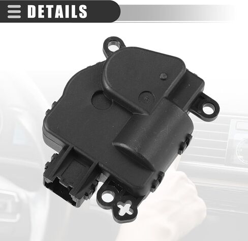 استبدال مشغل مزيج باب الهواء لسخان السيارة من Motoforti، لسيارة Ford Expedition 2007 2008 2009 2010 2011 2012 2013 2014، معدن بلاستيكي، رقم 7L1Z19E616A، أسود in Saudi Arabia