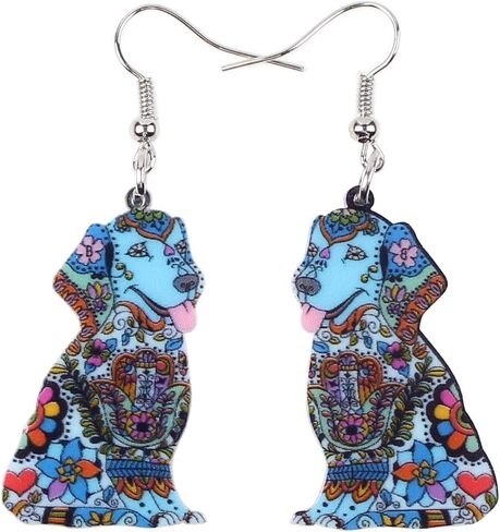 أقراط كلب أكريليك لطيفة على شكل لابرادور ريتريفر مجوهرات متدلية للنساء المراهقات هدايا لمحبي الكلاب in Kuwait