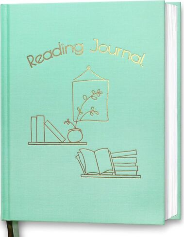 Canvas Reading Journal - The Ultimate Bookish Gift for Lovers! Track, Review, and Cherish Your Reading Adventures with 72 Detailed Book Entries & 3 Handy Bookmark Cards, Reading journal for book lover (Sage Green, 6.3x8.3") in Saudi Arabia