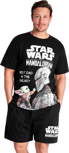 Disney Star Wars Mens Short Pyjamas Set, Dad Loungewear in Saudi Arabia