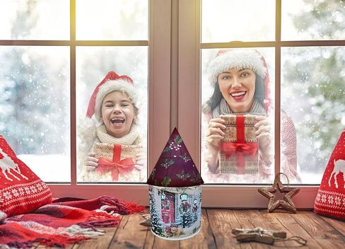 Light Up Fairy House, Santa House, Gift for Children, Use as a Night Light, Paper Lantern, X'Mas a Small Dog in Saudi Arabia