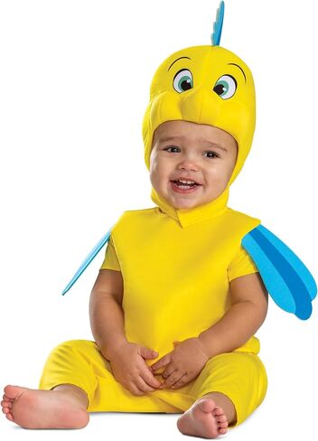 Disguise baby-boys Flounder Animated Classic Costume, Official the Little Mermaid Costume in Saudi Arabia