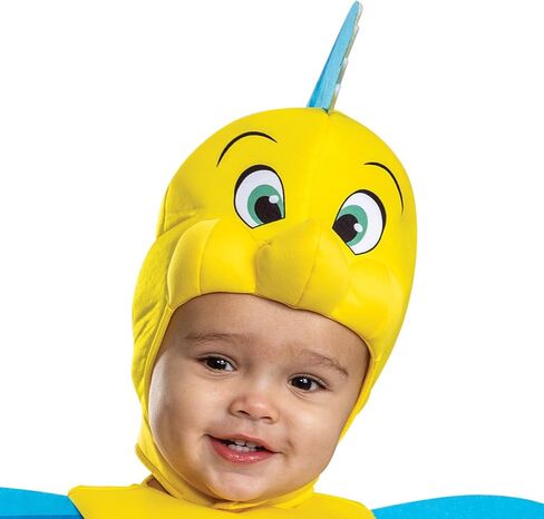 Disguise baby-boys Flounder Animated Classic Costume, Official the Little Mermaid Costume in Saudi Arabia