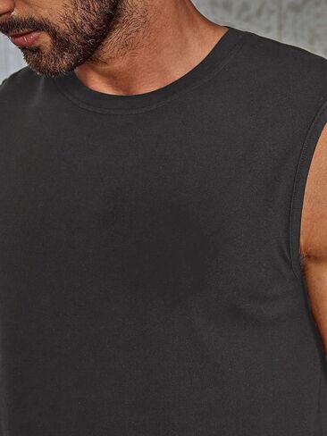 Mens Workout Tank Top Gym Muscle Fitness Running Hawaiian Beach Sleeveless Shirts in Saudi Arabia