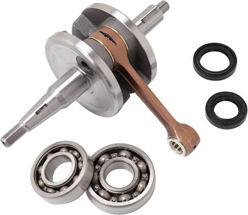 Engine Crankshaft Bottom+ Gasket Kit Top Bottom End Rebuild Kit Compatible with Yama-ha Blaster 200 YFS200 1988-2006 93102-25331-00 2XJ-11631-01-97 93306-30556-00 in Saudi Arabia