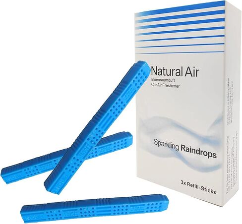 Natural Air Freshener Refill (Sparkling Raindrops) Starter Kit, 0.04 Ounce (Pack of 1), blue in Saudi Arabia