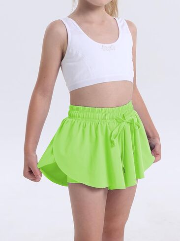 Flowy Shorts for Teen Girls Athletic Running Youth Butterfly Shorts in Saudi Arabia