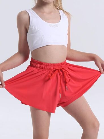Flowy Shorts for Teen Girls Athletic Running Youth Butterfly Shorts in Saudi Arabia