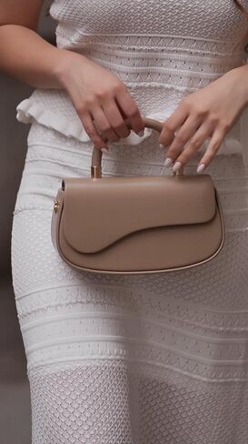 Milan Chiva Small Elegant Top Handle Purses for Women Mini Shoulder Bag Cute Crossbody Purse in Saudi Arabia