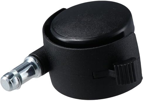 5PCS Office Chair Caster Wheels, Replacement with Brakes Spare Double Castor Caster Wheels, Heavy Duty Caster Office Rubber Chair Wheels in Saudi Arabia