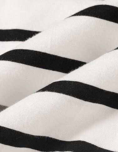 ZESICA Womens Long Sleeve Striped Shirts Fall Crewneck Casual Loose Fit Tunic Tops in Saudi Arabia