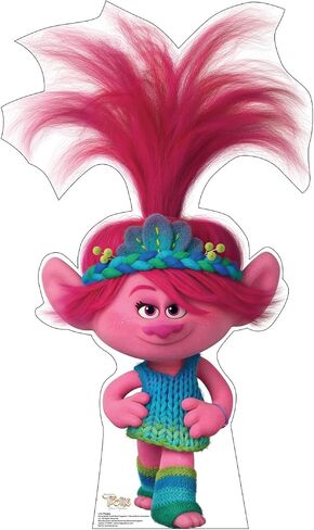 Cardboard People Velvet & Veneer Life Size Cardboard Cutout Standup - Trolls Band Together (2023 Film) in Saudi Arabia