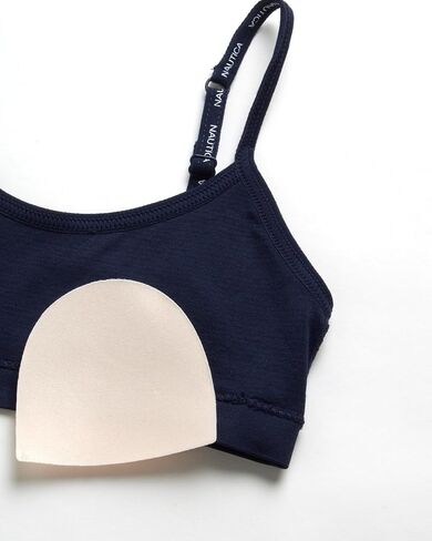 Nautica Girls Training Bra - 3 Pack/6 Pack Seamless Padded Bralette Underwear for Girls with Removable Pads (Sizes: S-XL) in Saudi Arabia
