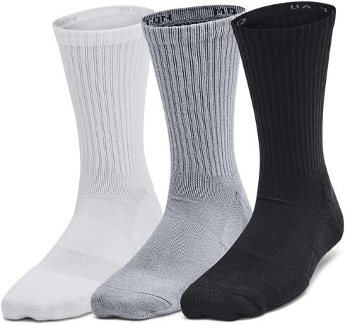 Under Armour Kids' Youth Training Cotton Crew Socks (3 Pairs) in Kuwait