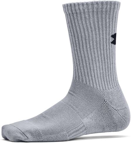 Under Armour Kids' Youth Training Cotton Crew Socks (3 Pairs) in Kuwait