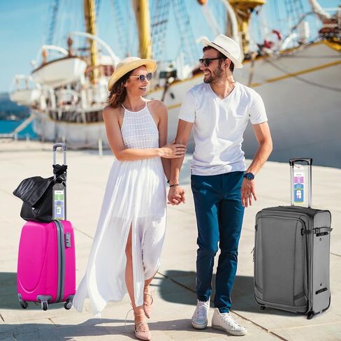 Cruise Luggage Tag Holder, 6-Pack Clear Waterproof Cruise Luggage Tags with Zip Seal for Carnival, MSC, Costa, NCL & Princess Ships, Cruise Travel Must-Haves for 2024-2025 in Saudi Arabia