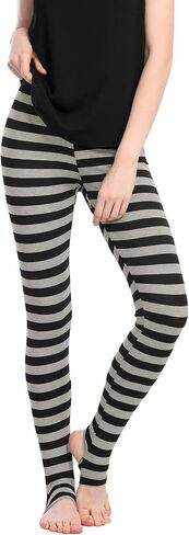 Allegra K Women's Leggings Printed High Waist Elastic Waistband Party Yoga Christmas Stirrup Pants in Saudi Arabia