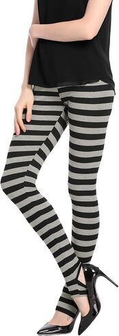Allegra K Women's Leggings Printed High Waist Elastic Waistband Party Yoga Christmas Stirrup Pants in Saudi Arabia