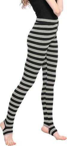 Allegra K Women's Leggings Printed High Waist Elastic Waistband Party Yoga Christmas Stirrup Pants in Saudi Arabia