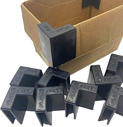 Carton Clips - Pack of 10 - Corrugated Cardboard Box Corner Flap Holders Clamps Set of 10 … in Saudi Arabia