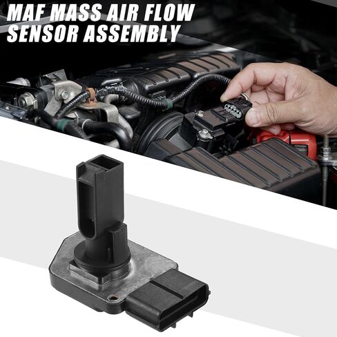 MAF Sensor No.XL3F-12B579-BA/XL3F12B579BA MAF Mass Air Flow Sensor for Ford F-150 1999-2003 Plastic Black in Saudi Arabia