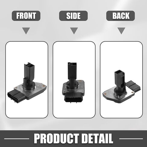 MAF Sensor No.XL3F-12B579-BA/XL3F12B579BA MAF Mass Air Flow Sensor for Ford F-150 1999-2003 Plastic Black in Saudi Arabia