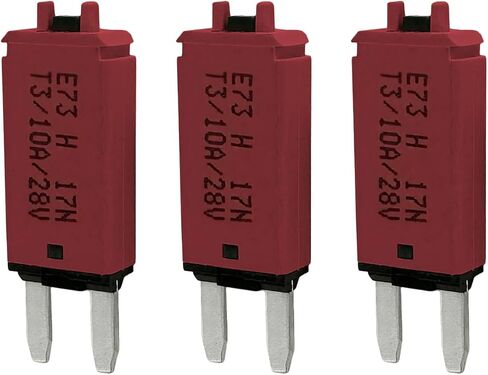 Mini ATM Manual Reset 15 Amp Circuit Breaker Fuse for Automotive Marine RV Car Truck Audio Battery Protection (T3) Manual Reset (15A, 1 Pack) in Saudi Arabia