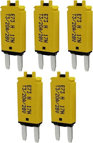 Mini ATM Manual Reset 15 Amp Circuit Breaker Fuse for Automotive Marine RV Car Truck Audio Battery Protection (T3) Manual Reset (15A, 1 Pack) in Saudi Arabia
