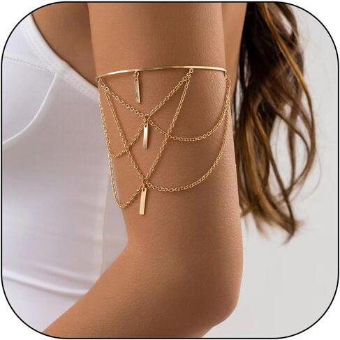 Arm Cuff for Women Gold Arm Cuff Jewelry gold arm cuff upper arm Cuff Bracelets Arm Cuff Bangle for women in Saudi Arabia