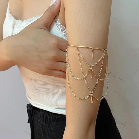 Arm Cuff for Women Gold Arm Cuff Jewelry gold arm cuff upper arm Cuff Bracelets Arm Cuff Bangle for women in Saudi Arabia