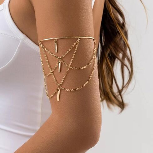 Arm Cuff for Women Gold Arm Cuff Jewelry gold arm cuff upper arm Cuff Bracelets Arm Cuff Bangle for women in Saudi Arabia