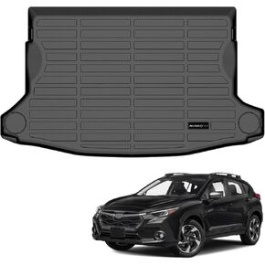 All Weather Floor Mats Fits for Subaru Crosstrek 2024 2025 TPE Rubber Liners Accessoires for Subaru Crosstrek All Season Guard Odorless Anti-Slip Mats for 1st & 2nd Row