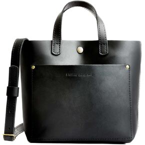 Mini Snap Crossbody Tote Bag for Women – Handmade, Durable & Unlined – Outside Pocket