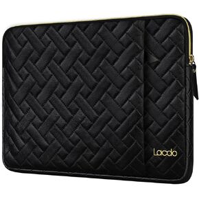 Lacdo 14 Inch Laptop Sleeve Case for HP Lenovo Dell ASUS Acer Chromebook 14, HP Stream 14, Dell Inspiron 14 / Latitude 14, Lenovo ThinkPad 14 / IdeaPad 14, ASUS VivoBook/ZenBook 14 Computer Bag, Pink