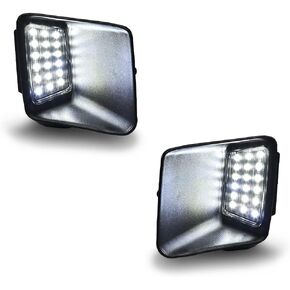 PIT66 LED License Plate Light, Compatible with Chevy Colorado 2004-2012/Fit GMC Canyon 04-12 LED Rear Bumper license Plate Lamp #20985454