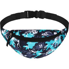 Unicorn Kids Fanny Pack for Girls, Travel Small Waist Bag Crossbody Belt Bag for Little Girls Toddler Cute Fanny Bag, Pink