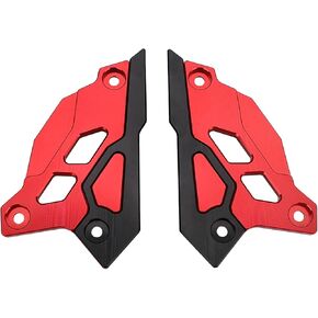 Motorcycle Rear Pedal Guard Heel Plate Set Left Right Heel Protector Guards Compatible with Z900 2017-2024 Z900 ABS 2020-2024 Z900SE 2022-2024 Green