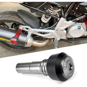 Accessoires Falling protection Exhaust Slider Crash pad slider compatible with Husqvarna Svartpilen 401 Vitpilen 401 Svartpilen 250 (Black)
