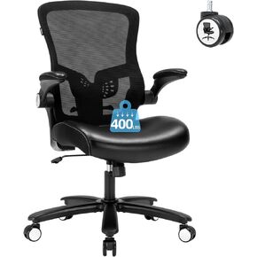 Office Chair, Ergonomic Desk Chair with Adjustable Lumbar Support, High Back Mesh Computer Chair with Heavy Duty Metal Base, Executive Chair for Home Office
