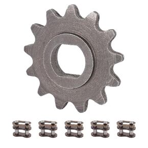 11T Teeth 25H Chain Motor Sprocket with Master Links Compatible with Razor MX650 MX500 SX500 Mini Bike Go Kart Cart MY1020 DC Motor Parts Mcgrath RSF650 Dirt Rocket Bike Kids Electric Scooter