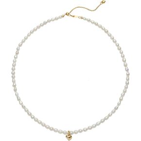 Pearl Necklace 3MM/4MM/6MM White Freshwater Pearl Choker Strands Necklace for Women/Mother/Girlfriend Jewelry Gifts for Wedding Birthday