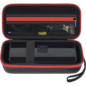 Tire Inflator Air Compressor Case, Compatible with ILTIDE/for Hafuloky/for Woowind/for Prilotte/for Litmustes Car/Bike/Motorcycle/Ball Portable Pump, Electric Inflation Storage Holder - Bag Only-Black