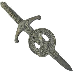 Saint Andrew Kilt Pin, 4 Inches, Rust-Free Brass Metal