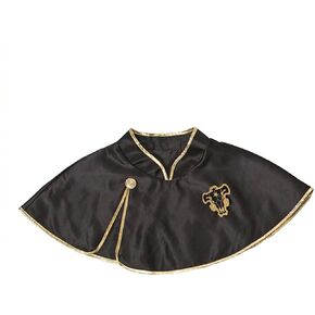 Black Clover Cosplay Costume Asta Cloak Silva Halloween Cape Hooded/Hoodless Mantle Two Versions