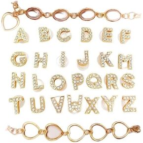 Womens fashion cute designer bling metal shoe charms for teens kids boys girls