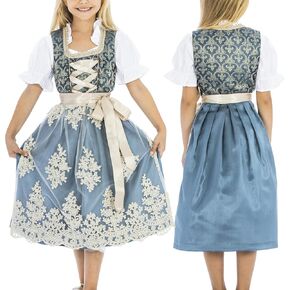Girls Dirndl Dress - German Dirndl Dress - Kids Drindl Costume Girls - German Outfit Kids - German Girl