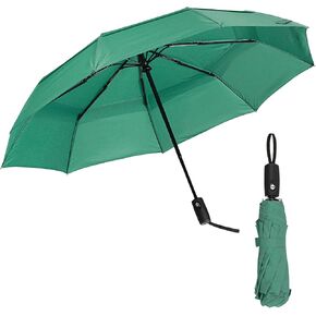 Mr. Pen- Windproof Travel Umbrella, Dark Green, Automatic Umbrellas for Rain, Compact Umbrella, Travel Umbrella Compact, Umbrella Windproof Umbrella, Umbrellas for Rain Windproof, Portable Umbrella