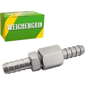Fuel Tank Vent Rollover Valve With Steel Ball, Fuel Tank Breather Gas Tank Vent Valve, 304 Stainless Steel Breather Rollover Vent Valve for Kawasaki KRX 1000