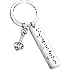 BFF Keychain Gifts for Women Adult I Love You Gifts for Friends Women Birthday Sister